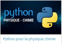 Python pour la physique chimie